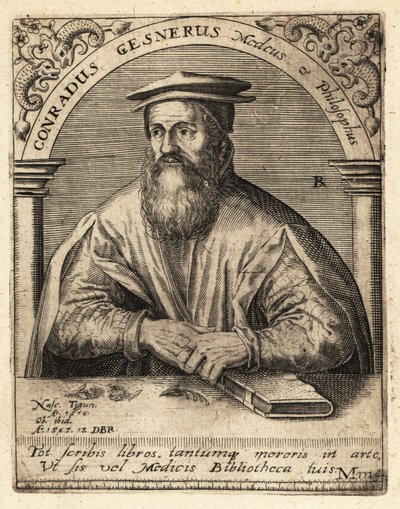 Conrad Gessner, svájci orvos alkotó: Theodore de Bry