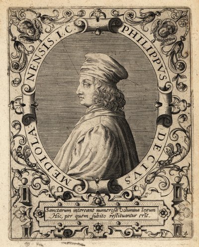 Filippo Decio alkotó: Theodore de Bry