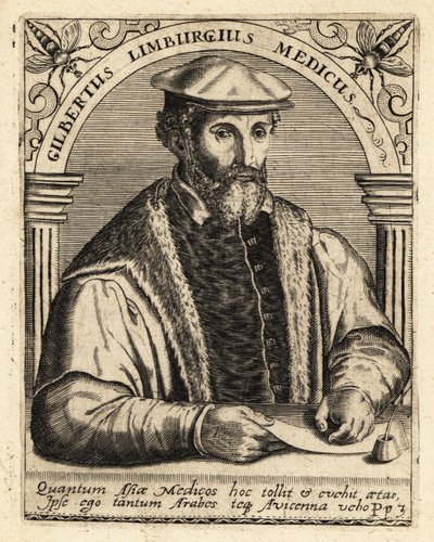 Gilbert Fusch limburgi holland orvos, 1504-1567. alkotó: Theodore de Bry
