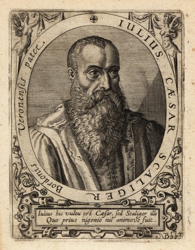 Giulio Cesare della Scala, olasz tudós. alkotó: Theodore de Bry
