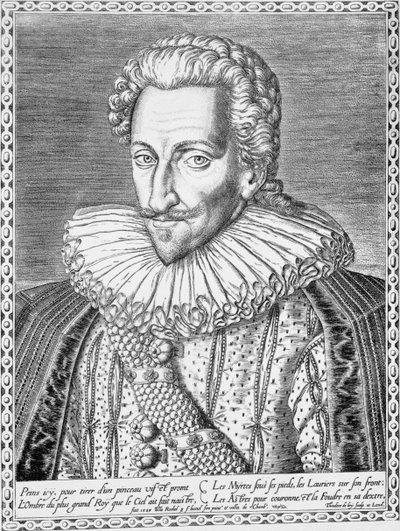 IV. Henrik francia, Navarra királya, 1589 alkotó: Theodore de Bry