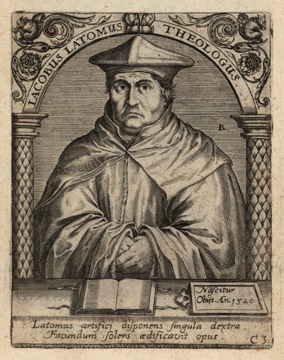 Jacques Masson, 1475-1544, flamand teológus. alkotó: Theodore de Bry
