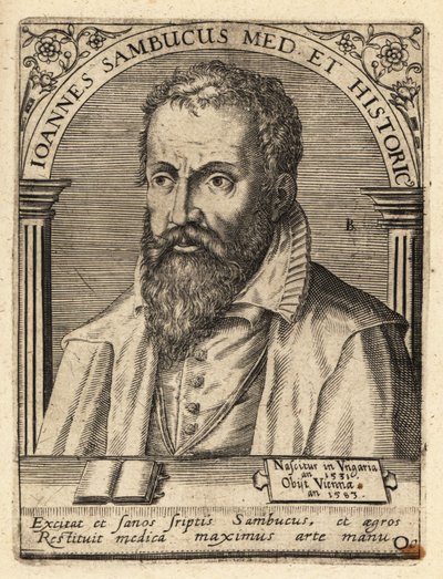Zsamboky János magyar humanista tudós alkotó: Theodore de Bry