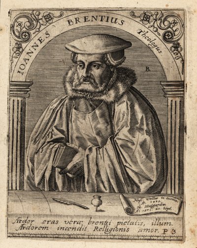 John Brenz alkotó: Theodore de Bry