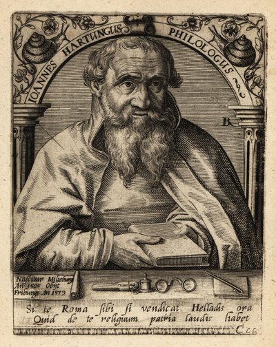 Johannes Hartung német graecista és hebraista alkotó: Theodore de Bry