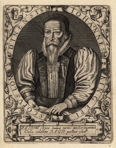John King, meghalt 1621-ben, London püspöke. alkotó: Theodore de Bry