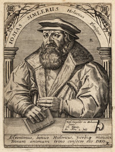 Josias Simmler alkotó: Theodore de Bry