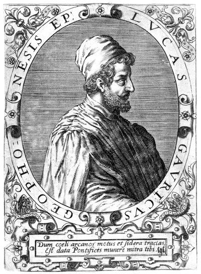 Lucas Gaurico olasz csillagász, asztrológus és matematikus, 16. század. alkotó: Theodore de Bry