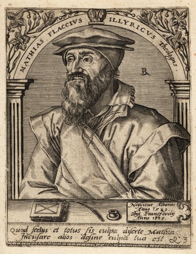 Mátyás Flacius alkotó: Theodore de Bry