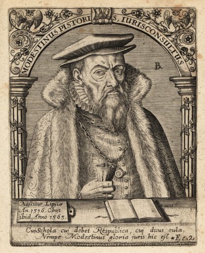 Modestinus Baker alkotó: Theodore de Bry