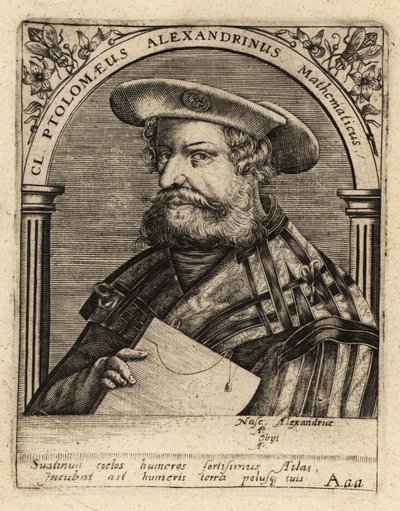 Nicolaus Germanus német térképész. alkotó: Theodore de Bry