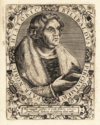 Willibald Pirkkheimer német ügyvéd. alkotó: Theodore de Bry