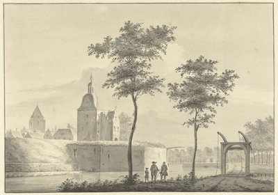 A Leiden-kapu Woerdenben alkotó: Theodorus Cornelis Schutter