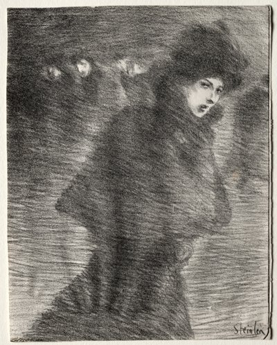 Egy elhaladó nő alkotó: Théophile Alexandre Steinlen