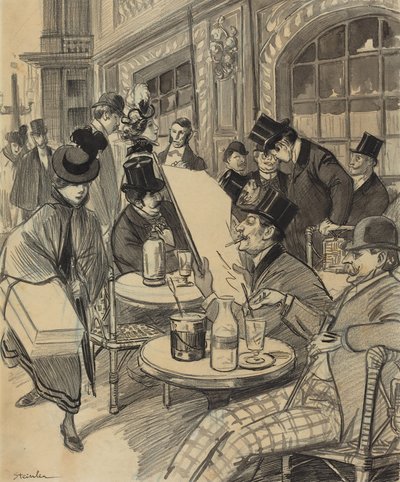 Maxime-nál alkotó: Théophile Alexandre Steinlen