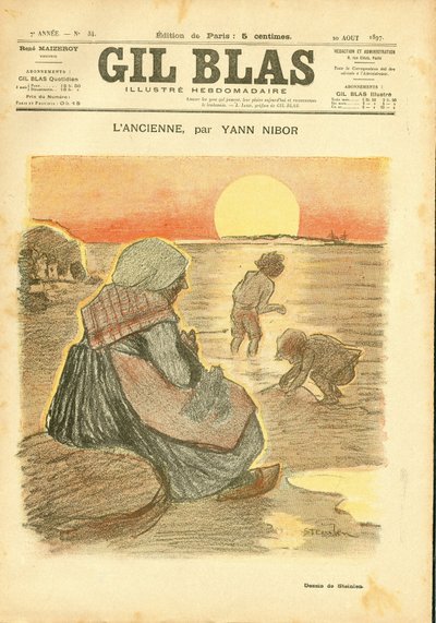 „Gil Blas” borítója alkotó: Théophile Alexandre Steinlen