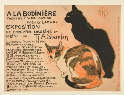 Ausstellung des gezeichneten und gemalten Werks von T. A. Steinlen alkotó: Théophile Alexandre Steinlen