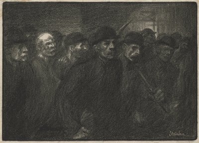 A gyárat elhagyó munkások alkotó: Théophile Alexandre Steinlen