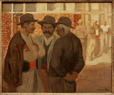 Építőipari munkások alkotó: Theophile Alexandre Steinlen