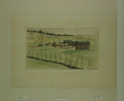 [Norvégiai táj] alkotó: Théophile Alexandre Steinlen