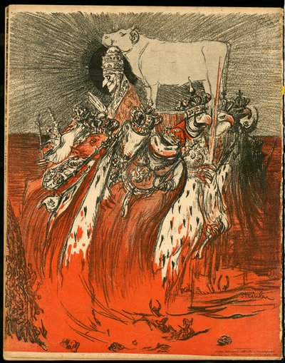 The Butter Plate, 47. szám, Szatirikus színekben alkotó: Théophile Alexandre Steinlen