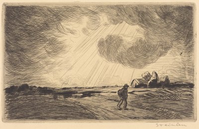 Thunder Storm (Zivatar) alkotó: Théophile Alexandre Steinlen