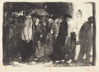 Az igazi szegényeknek: A gonosz gazdagok (Az igazi szegényeknek: A gonosz gazdagok) alkotó: Théophile Alexandre Steinlen