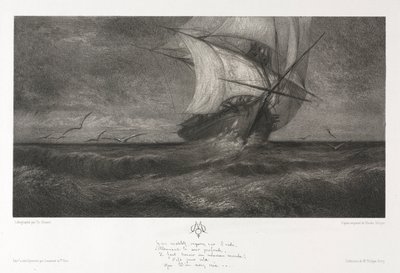 A fantomhajó, avagy a hullámokon, 1872. alkotó: Theophile Narcisse Chauvel