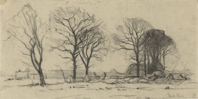 Táj fákkal alkotó: Theophile de Bock