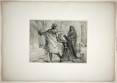 Away!, hetedik lemez az Othellóból. alkotó: Théodore Chassériau