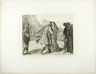 O My Fair Warrior!, 5. lemez (2. felvonás, 1. jelenet) az Othello-ból alkotó: Théodore Chassériau