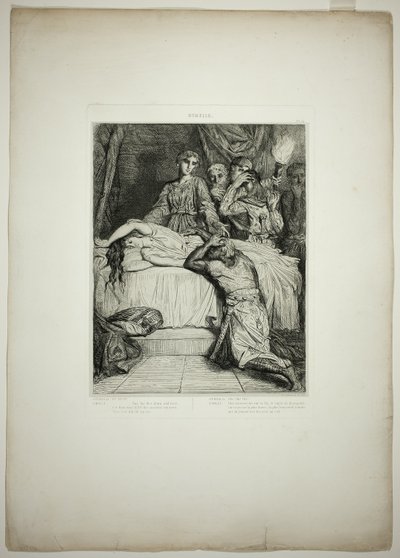Oh! Oh! Oh! Oh!, tizennégyes tábla az Othellóból. alkotó: Théodore Chassériau