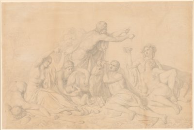 A Jupiter ápolása alkotó: Théodore Chassériau