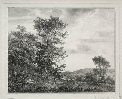 Táj alakokkal, 1817. alkotó: Jean Antoine Theodore Gudin