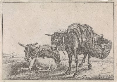 Két öszvér alkotó: Théodorus van Kessel
