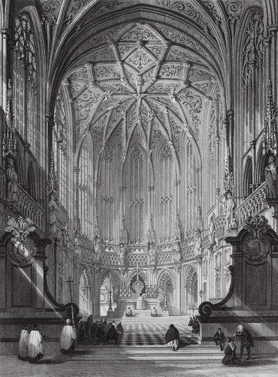 Szent Jakab-templom, Liege (metszet) alkotó: Thomas (after) Allom