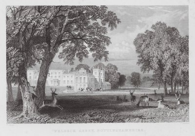 Welbeck Abbey, Nottinghamshire (metszet) alkotó: Thomas (after) Allom