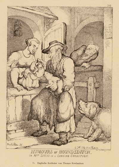 Houndsditch humora alkotó: Thomas (after) Rowlandson