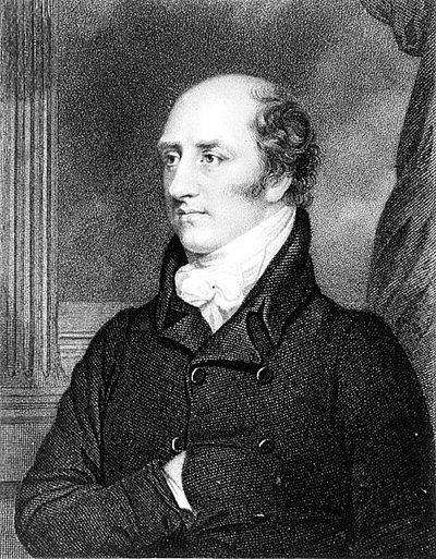 George Canning (1770-1827) portréja, William Holt metszet (metszet) (f/w fotó) alkotó: Thomas (after) Stewardson