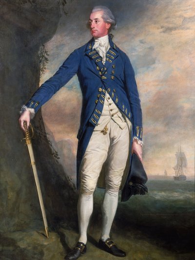 Sir George Montagu kapitány (1750-1829), 1780-90 körül (olaj, vászon) alkotó: Thomas (attr.to) Beach