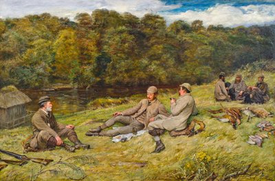 Vadászparti Stobhallban (Perthshire) alkotó: Thomas Alexander Ferguson Graham