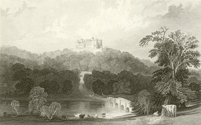 Belvoir kastély, Leicestershire alkotó: Thomas Allom