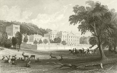 Chatsworth, Derbyshire alkotó: Thomas Allom