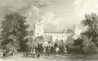 Naworth kastély, Cumberland alkotó: Thomas Allom
