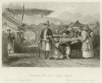 A Tcha vagy Cangue büntetése alkotó: Thomas Allom