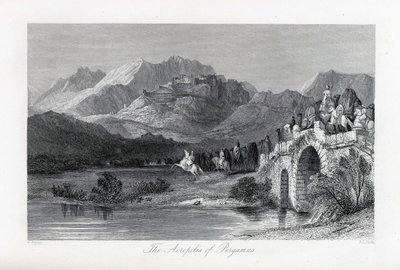 A pergamoni Akropolisz, 1882 alkotó: Thomas Allom