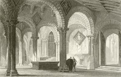 Galilea, Durham katedrális West End alkotó: Thomas Allom