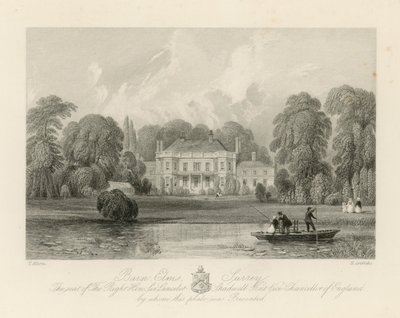 A jobboldal, tisztelt Sir Lancelot Shadwell székhelye alkotó: Thomas Allom