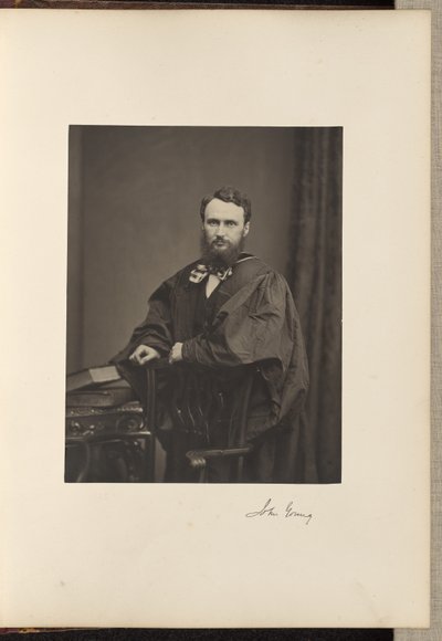 Dr. John Young, a természettudományok professzora alkotó: Thomas Annan