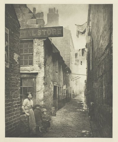 Old Vennel off High Street alkotó: Thomas Annan